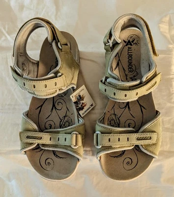 ALLROUNDER by MEPHISTO Women's Sandal, Sage Green, Size 11 fits like a 9.5, NEW Foto 1 de 4