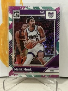 2024-25 Panini Donruss Optic Malik Monk Jazz Prizm SSP Kings #17 - Foto 1 di 2