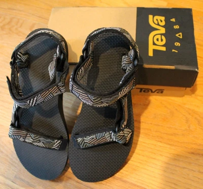 Sandalias de Senderismo Teva Originales Universales Para Mujer 6 Negras 1003987 Ajustables BRDR Foto 1 de 4