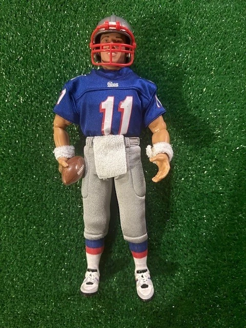Figura Drew Bledsoe 1998 Kenner alineación inicial NFL 12" New England Patriots nueva Foto 1 de 1