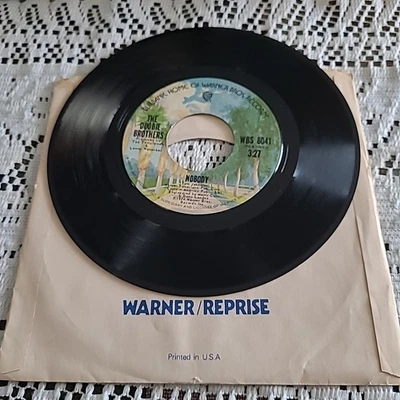 The Doobie Brothers 45 RPM - Nobody / Flying Cloud - Warner Bros. WBS 8041. 1974 - Image 1 of 4
