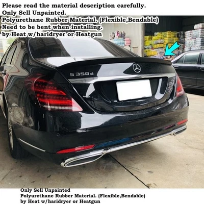 Alerón trasero stock 284F para Mercedes Benz S W222 sedán 2014~2020 Foto 1 de 4