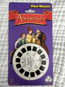 SEALED Anastasia with Bartok Don Bluth Cartoon Film Movie view-master Reels Pack - Picture 1 of 3