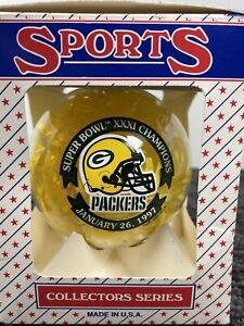 🔥 Green Bay Packers Super Bowl 31 Ornament Sports Collector Series
