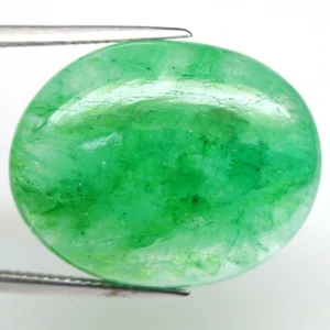 Shola Genuine 27.11 Ct Natural Green Emerald Huge from Zambia - Picture 1 of 3