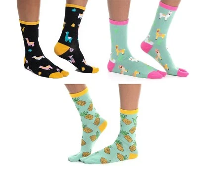 3 Пары - V-образный носок Flip Flop Tabi большой носок носки Llama черный, Llama зеленый, ананас - Изображение 1 из 4