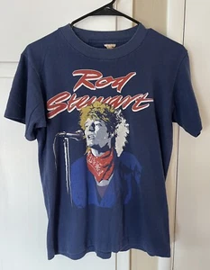 Vintage Rod Stewart 1984 Concert T-Shirt Med - Picture 1 of 4