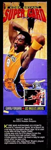 Kobe Bryant Super Card Primer Día de Emisión 2000 Tarjeta de Estadísticas con Sello Lakers - Imagen 1 de 2