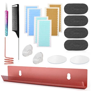 Tape-In Hair Extension Tool Hair Section Hanger Fine Comb Tweezer Tape Remover - Picture 1 of 9