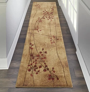 Somerset Rustic Area Rug 2'3" X 10', Latte, Rectangular Easy -Cleaning Non Shedd - Picture 1 of 6
