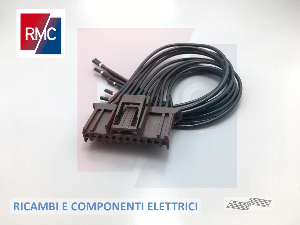 Connettore ORIGINALE 12 vie Marrone per cablaggio Body Computer Centralina Smart - Immagine 1 di 1