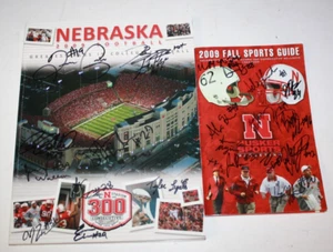 2009 Nebraska Football Media Guide and Fall Sports Guide Autographed!! - Picture 1 of 4