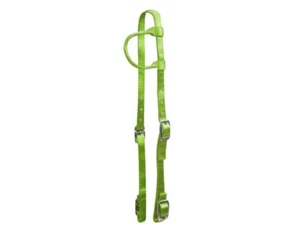 HEADSTALL Single Ear Adjustable 15" - 19" on Both Cheeks Premium 2 Ply Nylon - Picture 1 of 10