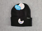 Cozy Zone Trendy Beanie Girls Knit Cap One Size SILVER CRESCENT MOON