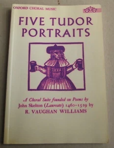 Vaughan Williams Five Tudor Portraits Vocal Score Contralto Baritone Orchestral - Picture 1 of 8