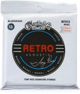 Martin Monel MTR13 Tony Rice Acoustic Guitar Strings Bluegrass 13-56 String Set - Picture 1 of 1