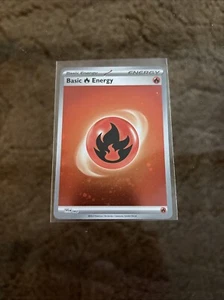 Basic Fire Energy (Cosmos Holo) 002 Sv01: Scarlet & Violet Base Set Holo - Picture 1 of 2
