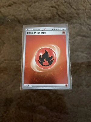 Basic Fire Energy (Cosmos Holo) 002 Sv01: Scarlet & Violet Base Set Holo - Image 1 of 2