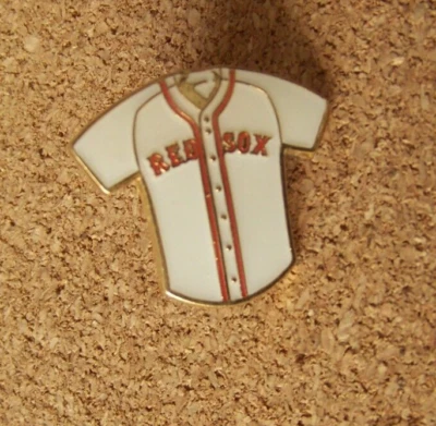 Japanese MLB jersey pin Boston Red Sox House Foods Japan - Image 1 of 4