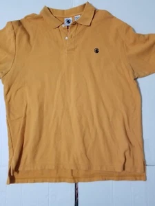 Southern Proper Men's Size XL Orange Short Sleeve Polo Shirt Discoloring In Arm - Picture 1 of 12