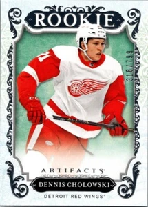 2018-19 Upper Deck Artifacts Rookie Redemptions #RED218 Dennis Cholowski /799 RC - Picture 1 of 2