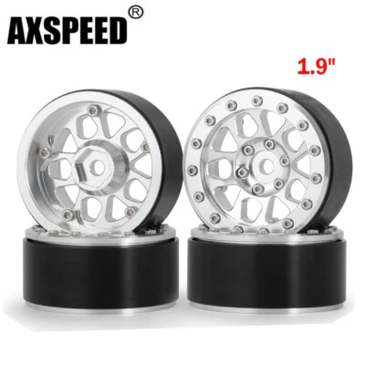 1,9" Beadlock Wheel rim Metall Felgen Für 1/10 RC Axial SCX10 90046 D90 TRX4 TF2 - Bild 1 von 4