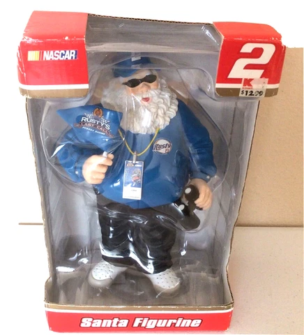 NASCAR 2006 Rusty Wallace Last Call Santa Claus Figurine New In Box Cover