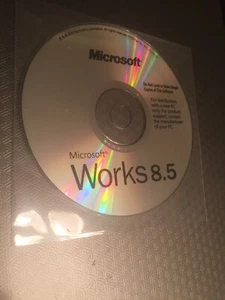 Microsoft Works 8.5 Original Installation CD Software, PN: C11-31206-02 - Picture 1 of 1