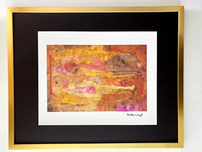 RUFINO TAMAYO + Impresionante impresión firmada + Ltd. Edición + Oro Nuevo 16x20in. Marco Foto 1 de 3