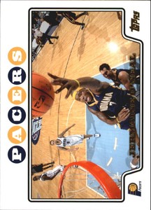 2008-09 Topps Gold Foil Indiana Pacers Basketball Card #77 Jermaine O'Neal