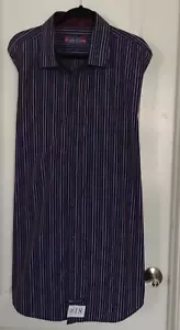 MEN'S ENGLISH LAUNDRY STRIPED SHIRT W/LOGO Size 3XLT LONG SLEEVE W/CONTRAST CUFF - Picture 1 of 18