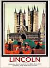 98514 Lincoln Great Britain England Scotland Railways Wall Print Poster Plakat