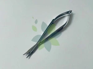 Westcott Tenotomy Micro Scissors 4.5" Curved Ophthalmic Eye Surgical Instrument - Picture 1 of 6