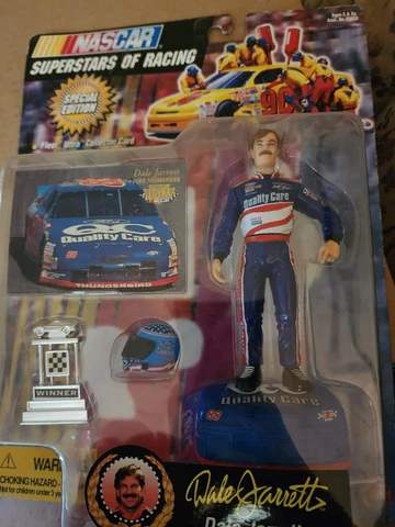 1997 SUPERSTARS OF NASCAR Dale Jarrett Action Figure NEW Cover