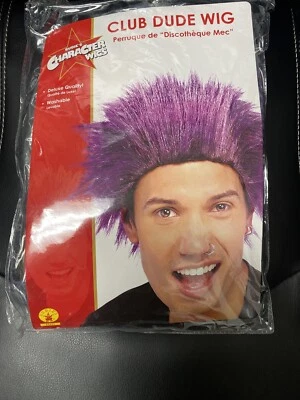 Peluca Rubie's Costume Club Dude negra/azul talla única Foto 1 de 2