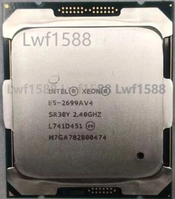 Intel Xeon E5-2699A V4 LGA2011-3 CPU processor e5 2699AV4 22Core 2.40GHz 145W - Image 1 of 2
