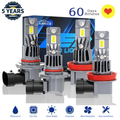 Kit de lâmpadas de faróis de LED 10000K para Toyota Camry SE Sedan 4 portas 2,5L 2007-2018 - Imagem 1 de 4