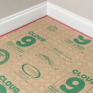 Cloud 9 Cumulus 11mm Thick PU Carpet Underlay Rolls UK Manufactured | Any Size - Picture 1 of 4