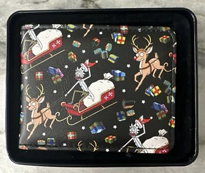 Neu im Karton Buckle-Down Herren-Geldbörse mit Doppelfaltung - Rick & Morty Winter-Design - Weihnachten! - Bild 1 von 9