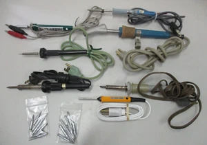 7 Soldering Irons w/Tips - Picture 1 of 6