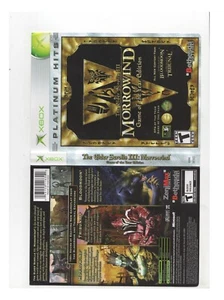 Elder Scrolls Morrowind GOTY Platinum Xbox NUR KUNSTWERK Original - Bild 1 von 1