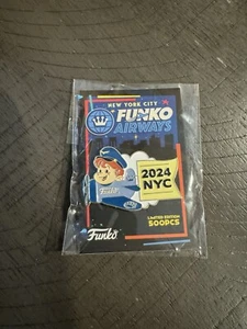 Funko Airways Freddy Funko NYCC 2024 Exclusive Enamel Pin LE 500 - Picture 1 of 4