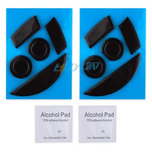 2 Sets Rounded Edges Mouse Feet Skates For Razer Mamba 2015 / Tournament Edition - Picture 1 of 6