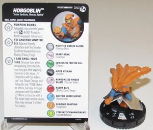 HOBGOBLIN 040 Spider-Man and Venom Absolute Carnage HeroClix - Imagen 1 de 1