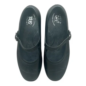 SAS Step Out Mary Jane Tripad Shoes Women’s 7 Black Made In USA - Picture 1 of 10