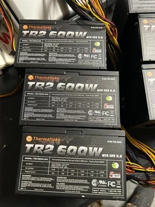 Lot 0f 7 Thermaltake TR2-600W ATX Power Supply - Picture 1 of 2