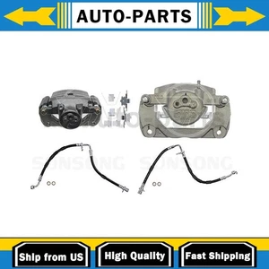 Front Brake Caliper with Hoses Driver Passenger Side Fits 2009 Mazda 6 - Picture 1 of 12