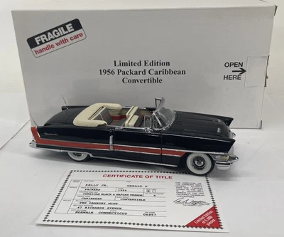 Danbury Mint 1/24 Scale Limited Edition 1956 Packard Caribbean Convertible READ - Image 1 of 4