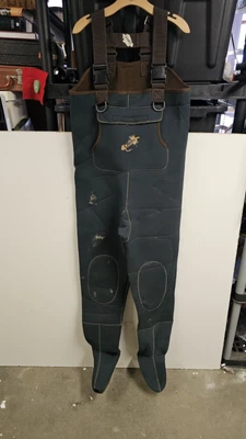 Caddis 3.5mm Neoprene Stocking Foot Chest Waders Sized Medium - Image 1 of 4