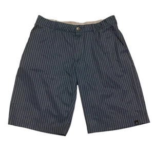 Adidas Boys Gray Striped Ultimate 365 Stretch Golf Shorts 939011 Size X-Large - Picture 1 of 3